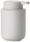 Zone Denmark Ume Seifenspender für Flüssigseife, Steingut/Keramik mit Soft Touch-Beschichtung, Skandinavisch im Design, 250 ml, Höhe 12,8 cm, Soft Grey (Hellgrau)