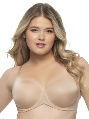 Felina Marvelous Side Smoothing T-Shirt-BH, BHS für Damen, Übergröße mit seitlicher Ausbuchtungsreduzierung, Warm Neutral, 95C