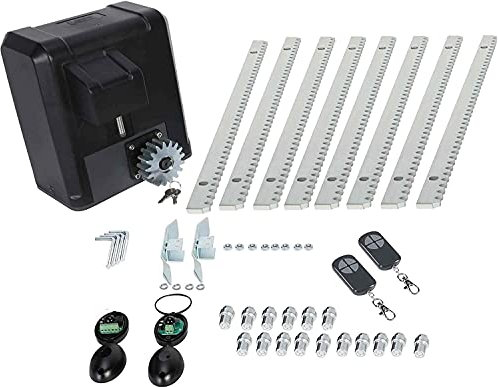 CO-Z Elektrischer Schiebetorantrieb Toröffner 280W Schiebetor Toröfffner Torantrieb Toröfffner Set Tor Antrieb Fernbedienungen bis 600kg