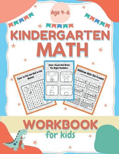 Beginner Math Preschool Learning Book With Coloring: Number Tracing and Math Practice Book for Kids: Single Digit Addition and Subtraction Workbook and Homeschooling Math Workbook for Kids