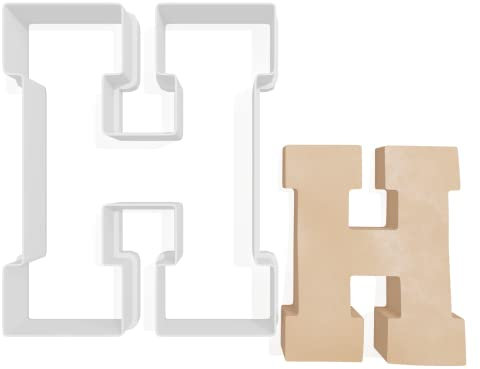 Varsity Letter H Cookie Cutter - 3 Sizes