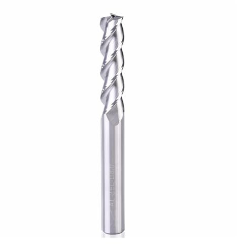 2 Stück AL-3EL D3.0-D8.0 Vollhartmetall 3 4 5 6 8 mm Verlängerung Schaftfräser Lange Flöte Verlängerung Schneidkante CNC-Werkzeuge(2PC-AL-3EL-D5.0)