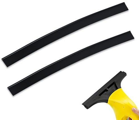 2 Pcs Replacement Rubber Lips for Karcher Window Vac Blades Large 280MM Professional Window Squeegee Rubber Replacement Blades Accessories Compatible with WV1 WV2 WV5 WV50 WV55 WV60 WV75