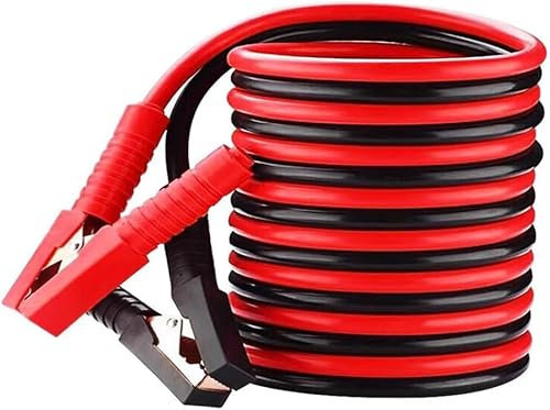 Nsswl Cavi di avviamento extra lunghi da 4 m, per auto, resistenti, 1500 A, per auto a benzina e diesel, furgoni, camion