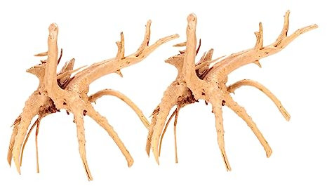 Mipcase Natural Aquarium Ornaments Rhododendron Root Driftwood Driftwood for Fish Tank Drift Decor Set