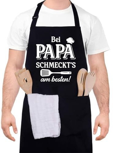 Livdouyu Lustige Kochschürze für Männer,Grillschürze Verstellbare Schürze | Lustiges Motiv für Hobbyköche und Grillfreunde Geeignet als Geschenk für Ehemann und Chefkoch Perfekt passend für Vatertag