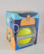 By Good's Gourde de Sport en Silicone, Design Sport, Pliable et Portable, avec Mousqueton Sans BPA (Tennis)