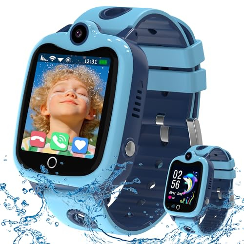 ELEJAFE Reloj Niños GPS, 4G Smartwatch Niños Juegos