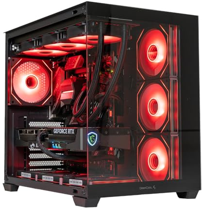 BREUNOR STRYKER - PC Gaming Ryzen 5 9600X 6 Core fino a 5.40GHz, RX 9060 XT 16Gb, SSD NVMe 1000Gb, RAM 32GB DDR5 6000MHz, Dissipatore a Liquido 360mm, Windows 11 Pro, Pc da gaming