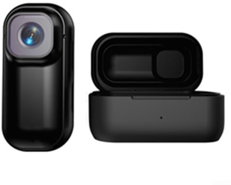 Marchfunny 4K HD Action Camera with Ultra Wide Angle Lens and Charging Case, Lightweight ABS POV Sports Cam for Outdoor Cycling and Hiking(Black)