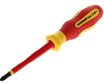 GEDORE Red Giravite Isolato VDE a Croce PZ2, Cacciavite Isolato 1000 V, Lungo 210 mm, Utensile, R39300219, Acciaio