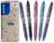 PILOT FriXion Clicker 0.7 – 5 Stück – Farben Blau/Schwarz/Pink/Hellblau/Violett – Radierbarer, nachfüllbarer Gel-Tintenroller mit Druckmechanik und thermosensitiver Tinte, mittlere Spitze