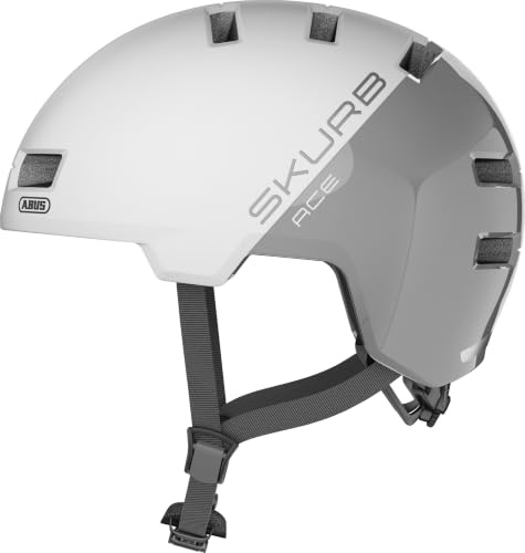 ABUS Stadthelm Skurb ACE - Stylischer Fahrradhelm im Alltag, beim Skaten, BMX-Fahren oder Longboarden