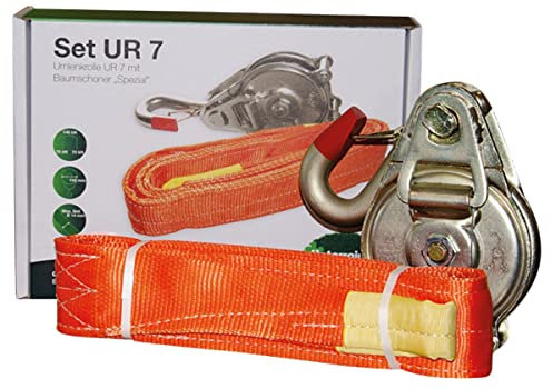 Umlenkrollenset Umlenkrolle Baumschoner Seilwinde Zugkraft 14 Tonnen