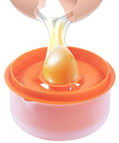 Dirfuny Eiertrenner | Eierfilter Splitter Eiersieb | Haushalt Küche Gadget, Lebensmittelqualität Eiertrenner Werkzeug, praktisch und einfach zu bedienen