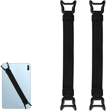 Dokeno Support universel antidérapant pour les mains - Dragonne avec ceinture élastique pour toutes les tablettes et liseuses de 7 à 11 - Noir