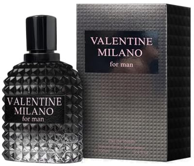 AFLUXE Men's Cologne Valentine Milano Eau De Toilette Natural Body Spray Perfume Long Lasting Fragrance 3.4 Fl Oz Daily Used