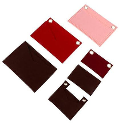 DUNSBY Taschenorganizer 3IN1 Filz-Organizer-Einsatz, Pochette-Einsatz mit Luxus-Tasche, Filz-Organizer, Umhängetasche, Damen-Handtaschen-Zubehör, Umschlagtaschen(BM)