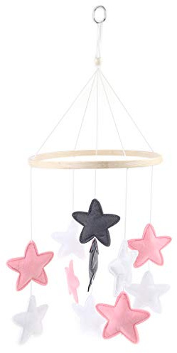 Cuna Estrellas Música Sonajero Cuna Bebé Carillón de Viento Campana Juguete