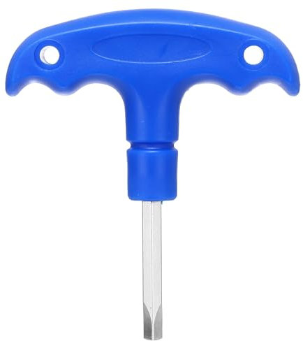 HARFINGTON Golf Spike Wrench Tool 4.3mm Golf Torque Wrench Stainless Steel Golf Head Adjustment Tool Golf Driver Torque Tool with Triangle Tip for Golf Drivers and Head Weight, Blue