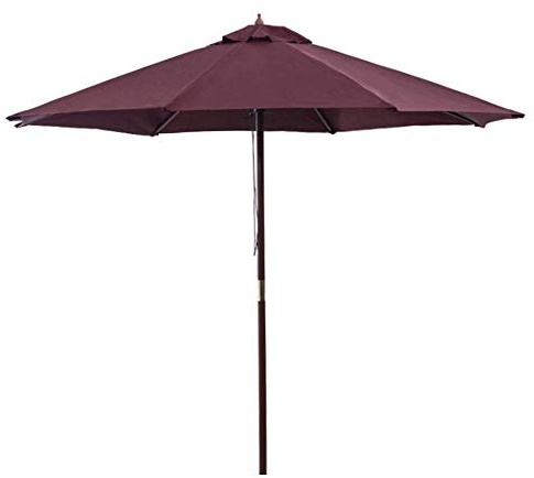 Grande ombrellone da appendere a sbalzo, leggero e robusto, in alluminio, per esterni, spiaggia, piscina, patio, giardino, riparo