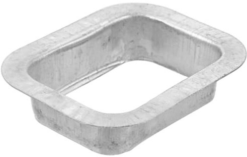 Ipetboom Sortie D’Évacuation de Gouttière, Adaptateur en Alliage D’Aluminium, Raccord de Drainage Extérieur pour Systèmes de Gouttières, Argent, 60 x 80 MM