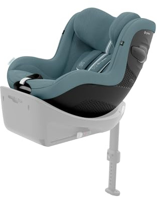 CYBEX Gold Kinder-Autositz Sirona G3 Plus, Ohne Base, Stormy Blue | Ohne Base, ab ca. 3 Monaten bis 4 Jahre, max. 19 kg, 61 - 105 cm, 360-Grad-Drehmechanismus, integrierter Seitenaufprallschutz
