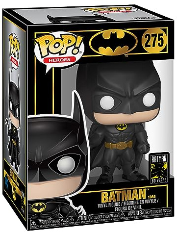 Funko Pop Heroes: Batman 80th - Batman - (1989),Multicolor, Standard - DC Comics - Collectable Vinyl Figure - Gift Idea - Official Merchandise - Toys for Kids & Adults - Superheroes Fans