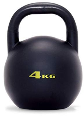 Kettlebells AGYH Schwarz Stahlgusskettle, Profi-Sportkettle, Muskeltrainingsgeräte for Home Fitness-Studios, 4 Kg / 8kg / 12kg / 16kg / 20kg / 24kg (Size : 4kg/8.8lb)