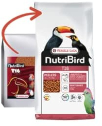 Versele Laga – Nutribird T16 Futter für große Früchte – 10 kg Beutel