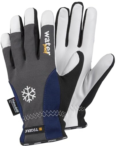 1 Paar Ejendals Tegera 295 Thinsulate wasserdichte Winter-gefütterte Thermo-Arbeitshandschuhe aus Leder für Allround-Arbeiten (4XL)