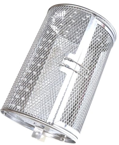 Kisangel Asador De Tambor Para Horno Cesta De Acero Inoxidable Para Asar Verduras y Kebab Accesorios Para Hornear Para Cocina y Barbacoa