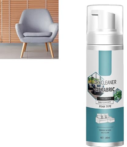 No Wash Fabric Sofa Cleaner,Fabric Sofa Cleaning Foam,Fabric Sofa Cleaner Foam,Sofa Curtain Stain Removal Fabric Dry Cleaner Spray,Sofa Dry Cleaning Foam,Stoffkunst Sofa Cleaning Foam,200ML,1PC