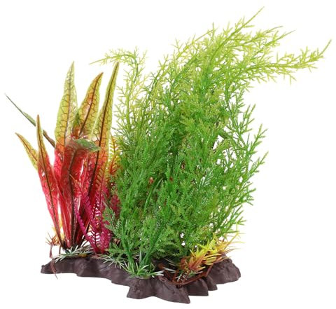 SEWOART Aquarium - Kunststoffpflanze Künstliche Wasserpflanze Für Aquarien Dekoration Für Aquarien Kunstpflanze