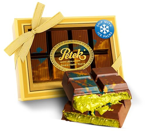 Petek 1942 Viral Dubai Chocolate Bar – Premium Handmade Chocolate with Pistachio Cream and Roasted Kadaif 200 gr