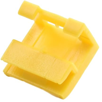 LIXINWEN [Replacement] 10 Stück Zierleisten-Clips for BMW 5er-Serie E60 E61 Seitenschweller Schweller Rocker Panel Gelbes Nylon-Auto-Befestigungselement 51717066220