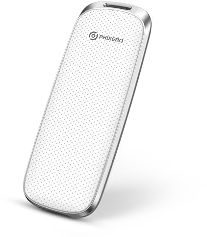 PHIXERO P10PRO Externe Tragbare NVMe SSD 1TB, Bis zu 1050MB/s, USB 3.2 Gen2, Inklusive 2-in-1 USB C Kabel, Externe Festplatte Portable SSD für iPhone 15/16 PRO/Android/Mac, Weiß