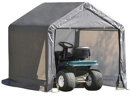 UVCMDUI Tente Garage, Tente de Rangement pour VéLos, Tente de Rangement ExtéRieur, Abri Velo Abri Moto Garage Voiture Exterieur, pour VéLo, Moto, Bois, Outils,1.8m*1.8m*1.8m