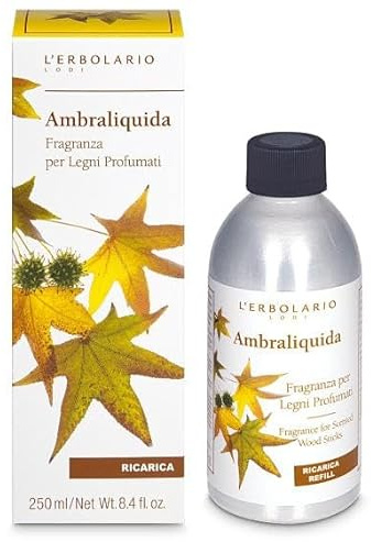 L'Erbolario - Fragranza Per Legni Profumati Ricarica - Ambraliquida - 250 ml
