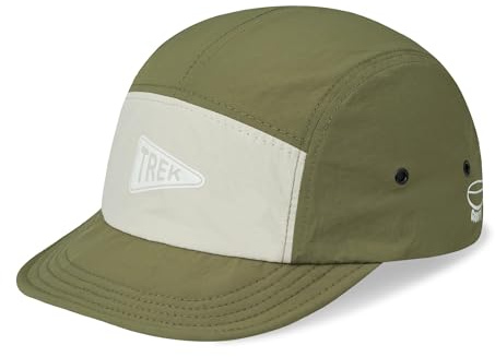 Clakllie 5 panelkeps med kort skärm vattentät basebollkeps män mjuk lätt sport löpning mössa ostructured utomhus hatt, CDGE-BSSD2567-armégrön, one size