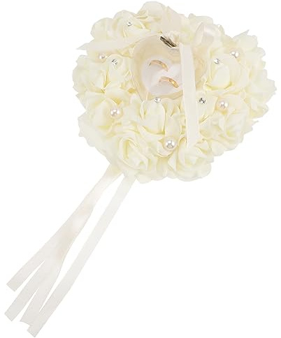 Homoyoyo Cuscino Portafedi per Matrimonio Scatola Nuziale con Cuscino Portanelli e Confortevole per Forniture Matrimonio Romantiche e Raffinate