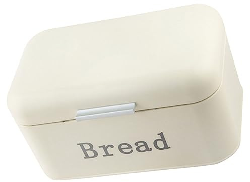 GALPADA Bin and Kitchen Moisture Countertop with Bread Metal Iron Prevention Beige Storage Container Organization