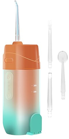 Filacqua Interdentale Ricaricabile 240ml Pulitore Idrico | 5 Modalità Pulizia Profonda per Uso Quotidiano Viaggi Casa Campeggio Post Pasto Bambini