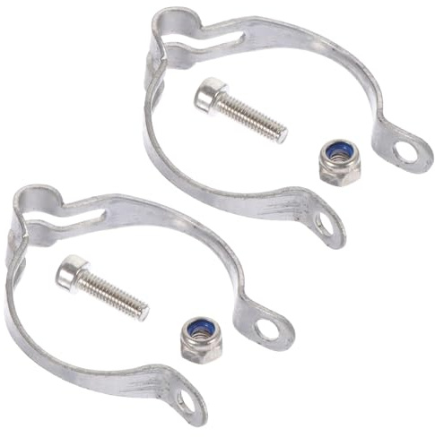 Toddmomy Lot de 2 Colliers Serrage Métalliques pour Câbles de Frein de Vélo Clips de Guidage Adaptés aux Câbles de Vélos de Pignon Fixe