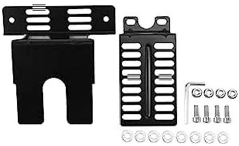 Serenophile Drehspieß-Halterungs-Kit für BBQ-Grills, verstellbares Eisen-Montageset für Rotisserie Motor und Spieß, stabiles Outdoor-Camping-Kochzubehör
