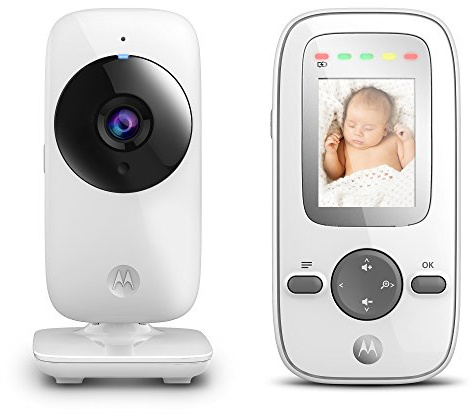 Motorola Baby MBP481 Video Babyphone , Baby-Überwachungskamera mit Zoom und 2,0 Zoll Farbdisplay , 300 Meter Reichweite