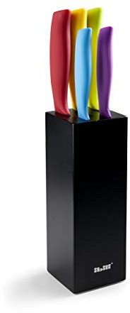 IBILI - 728310 Ensemble de 5 couteaux colorés, acier inoxydable