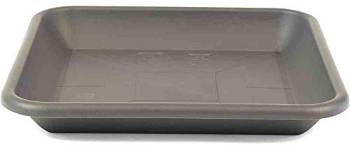 Siena Garden Soucoupe carrée pour Pot de Fleurs Quadro 33 Anthracite 28 x 28 cm
