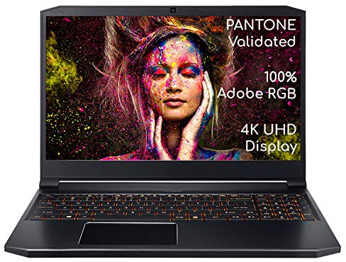 Acer ConceptD 5 CN515-71 15.6 inch Creator Laptop (Intel Core i7-9750H, 16GB RAM, 1TB SSD, NVIDIA GeForce GeForce GTX 1660Ti, 4K Ultra HD Display, Windows 10 Pro, Black)
