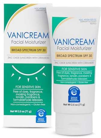 Vanicream Facial Moisturizer Broad Spectrum SPF 30; 2.5 Fl. Oz.